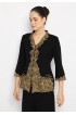Lyne Halim Kebaya Bordir Emas, 7397 - Hitam.